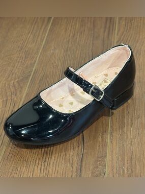 Jumping Beans Black Patent Mary Jane Dress Shoes Size 11